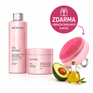 Tělové mléko + máslový peeling + dárek - 2 x 200ml